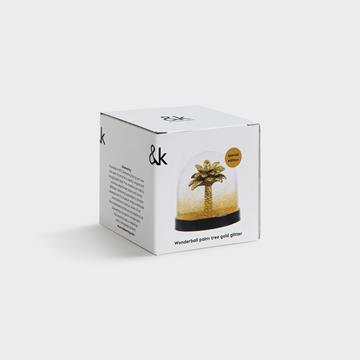 Wonderball palm tree gold