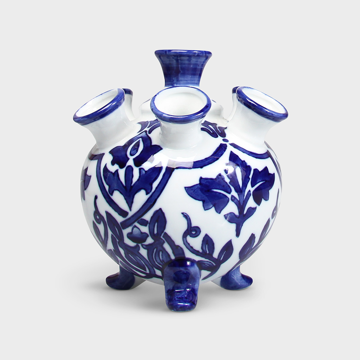 Vase tulip blue