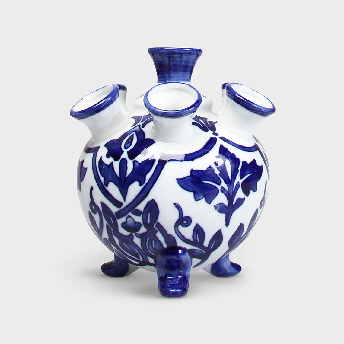 Vase tulip blue