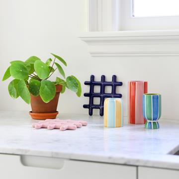 Trivet grid pink