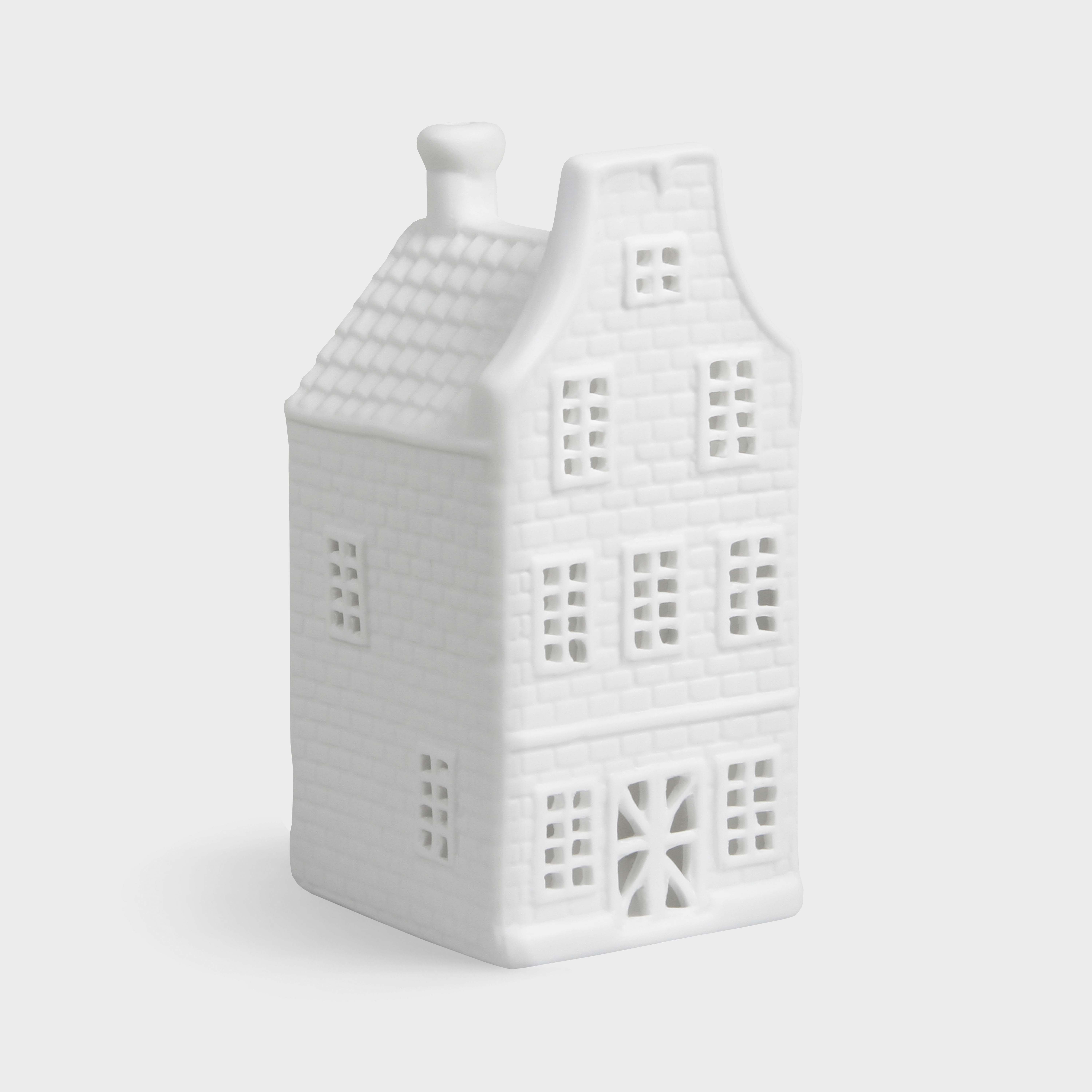 Tealight canal house clock