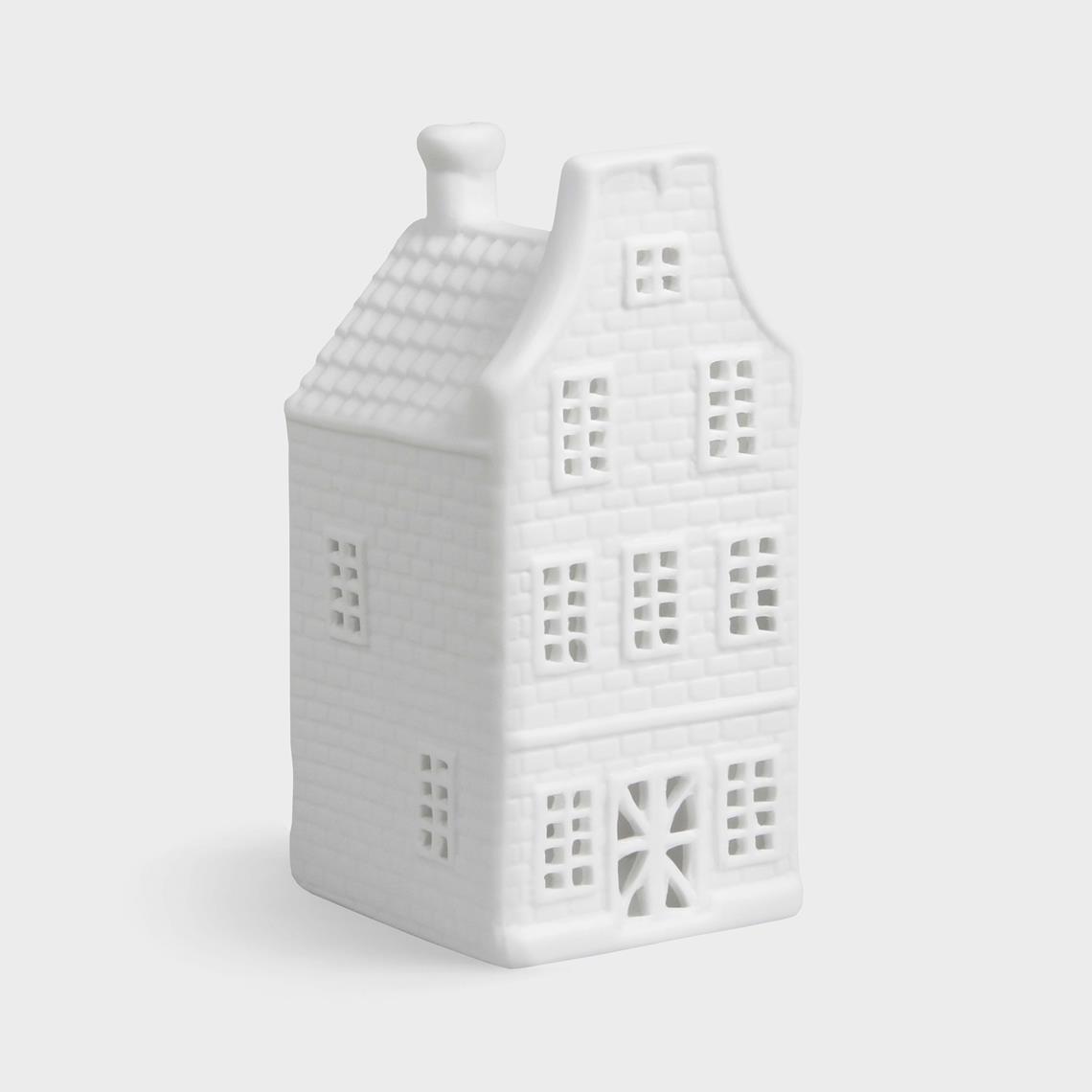 Tealight canal house clock