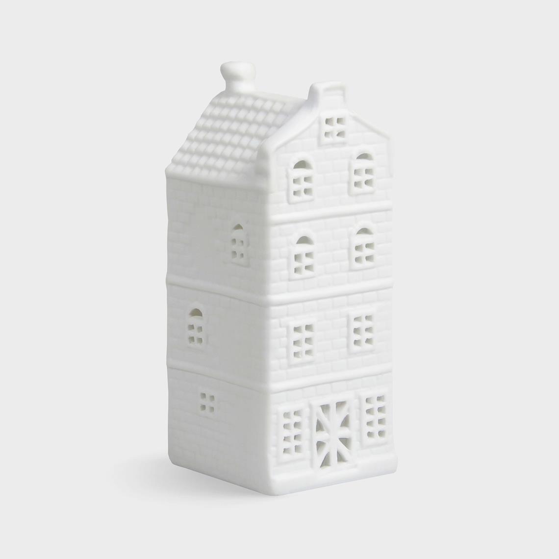 Tealight canal house spout