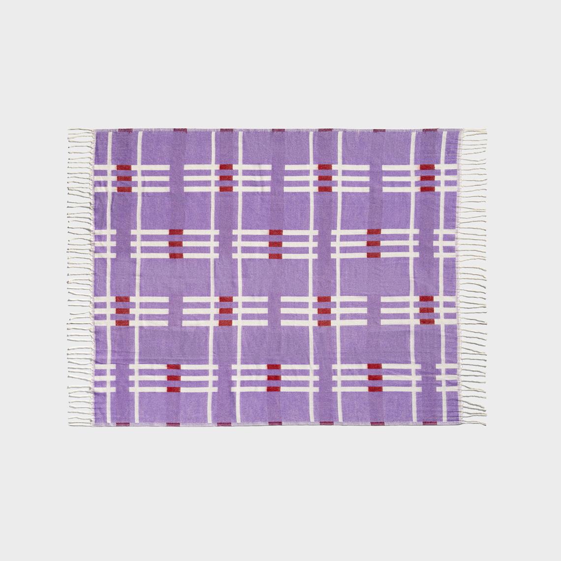 Throw plano red 130x200