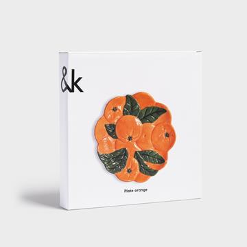 Plate orange