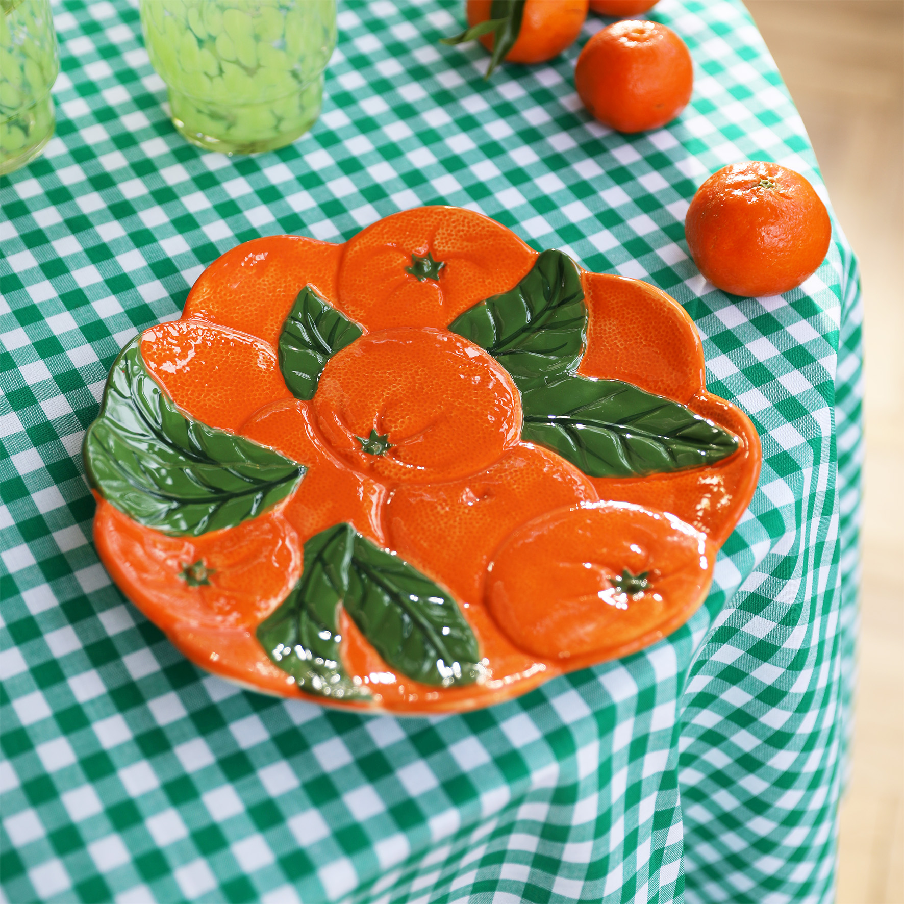 Plate orange