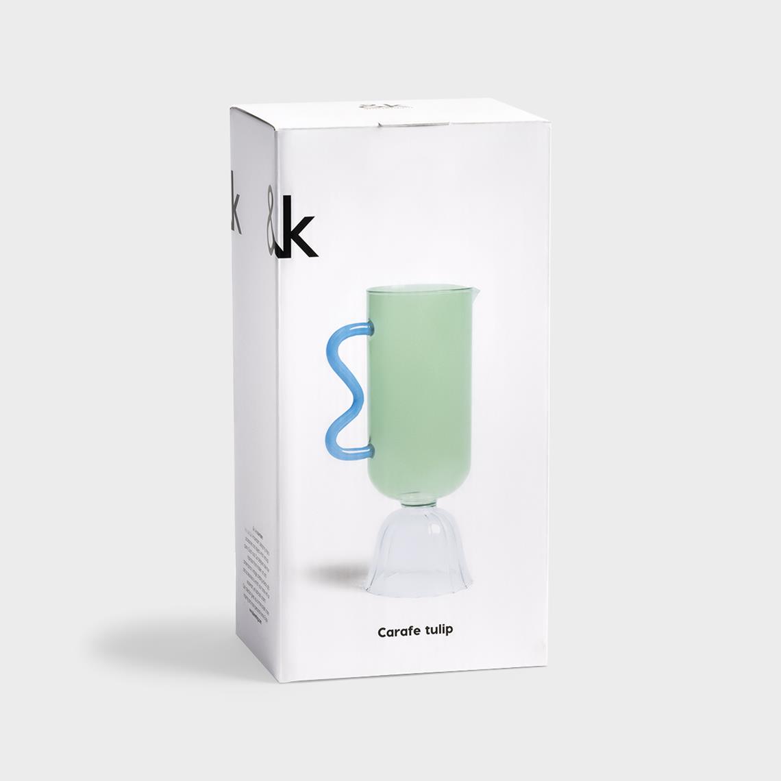 Carafe tulip green