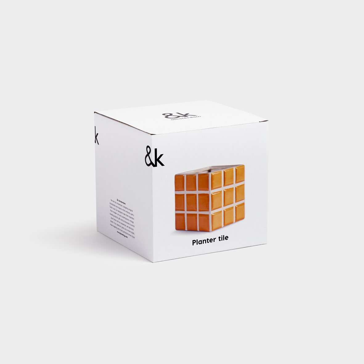 Planter tile peach