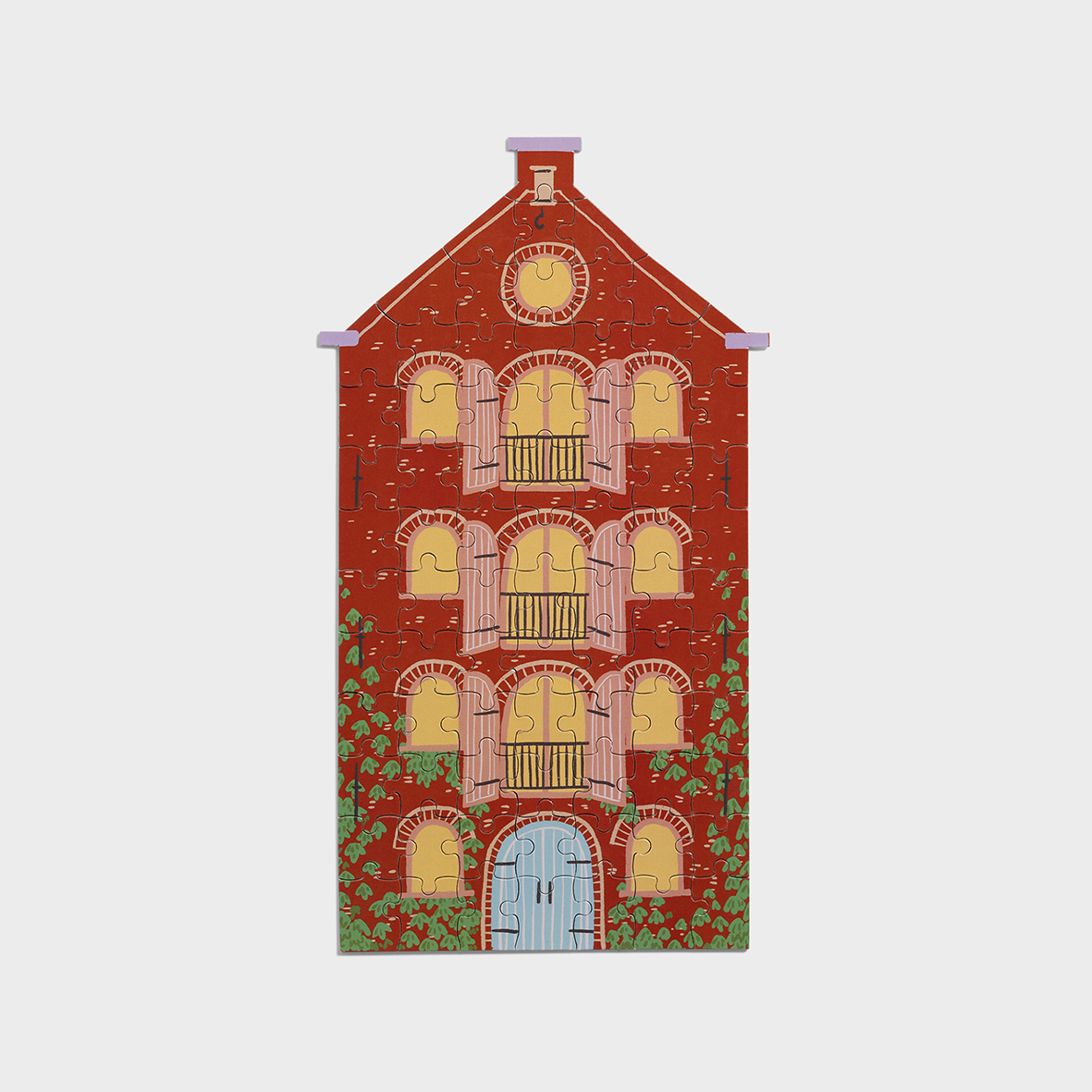 Puzzle canal house warehouse
