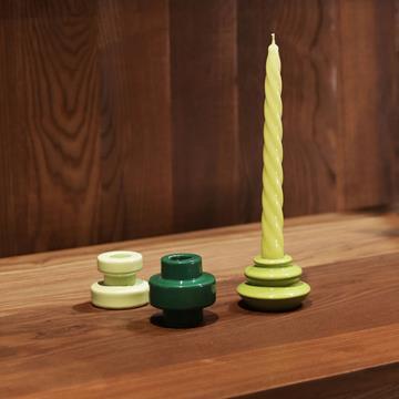 Candle bravo greens set of 3
