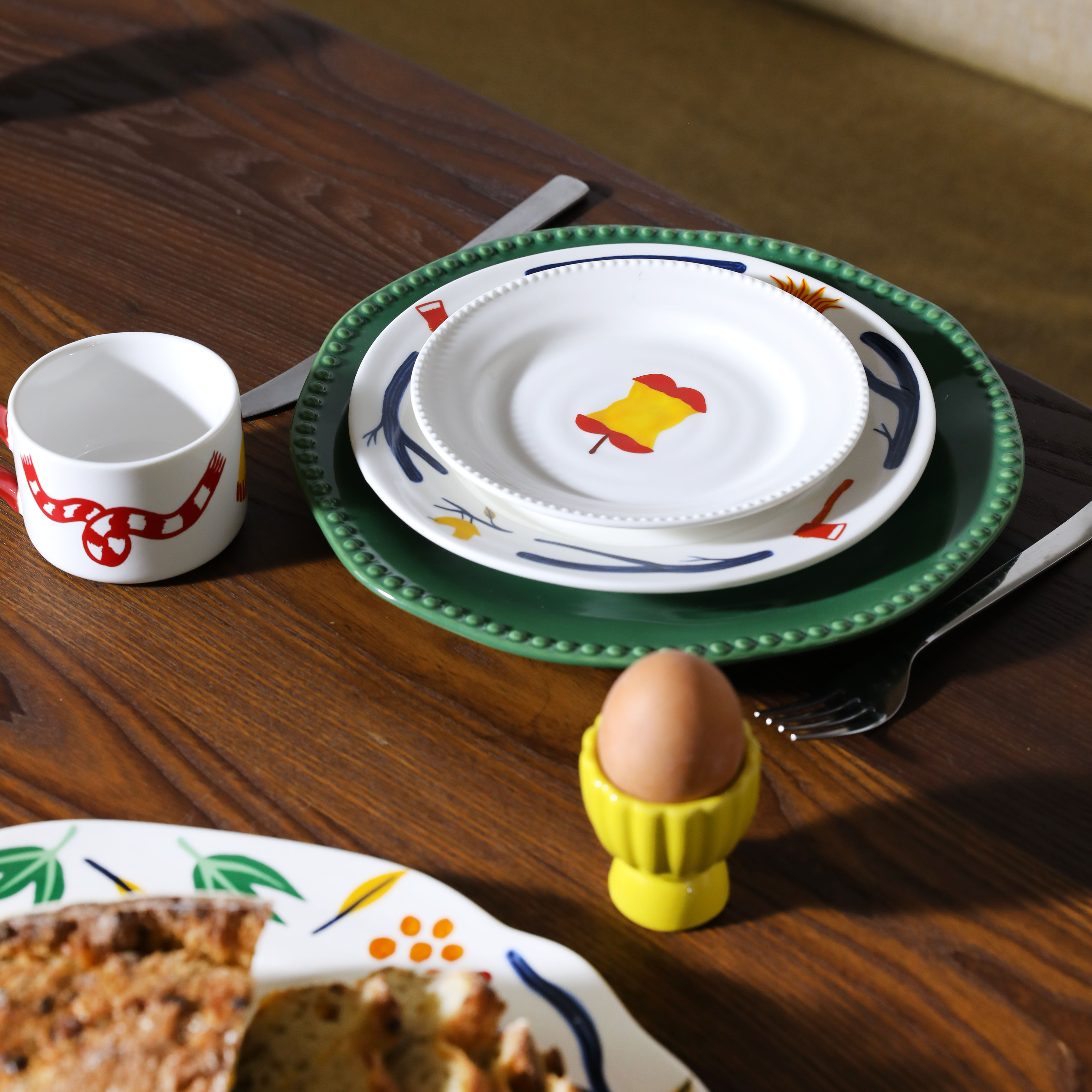 Plate haines large set of 4