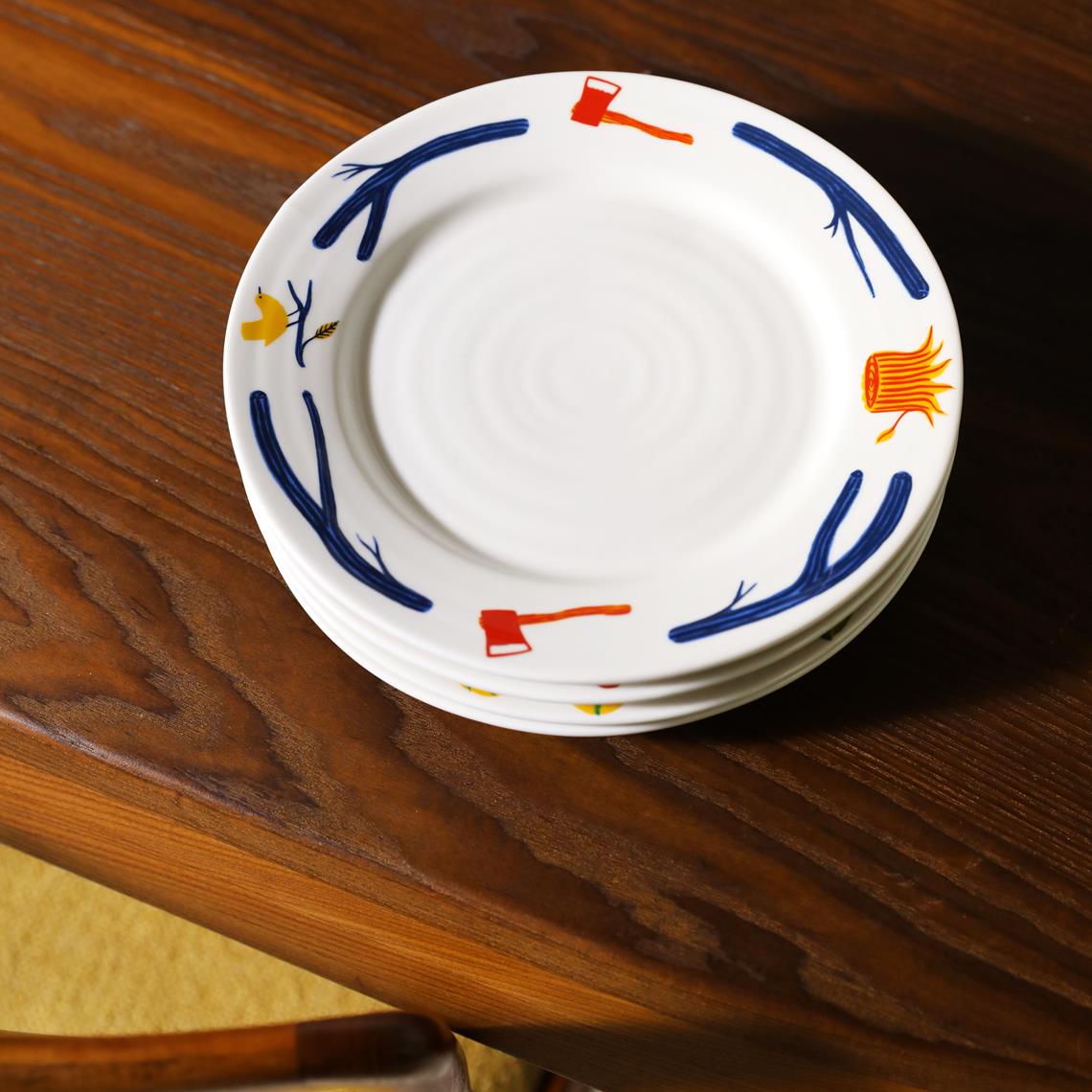Plate haines large set of 4