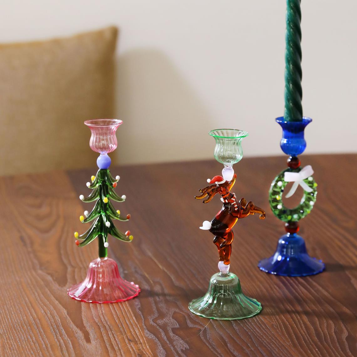 Candle holder merry tree