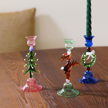 Candle holder merry tree