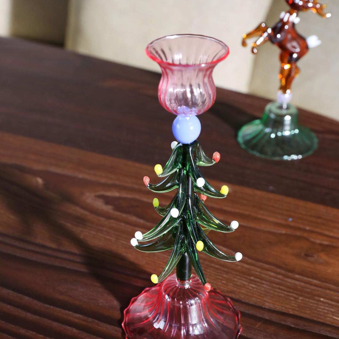 Candle holder merry tree