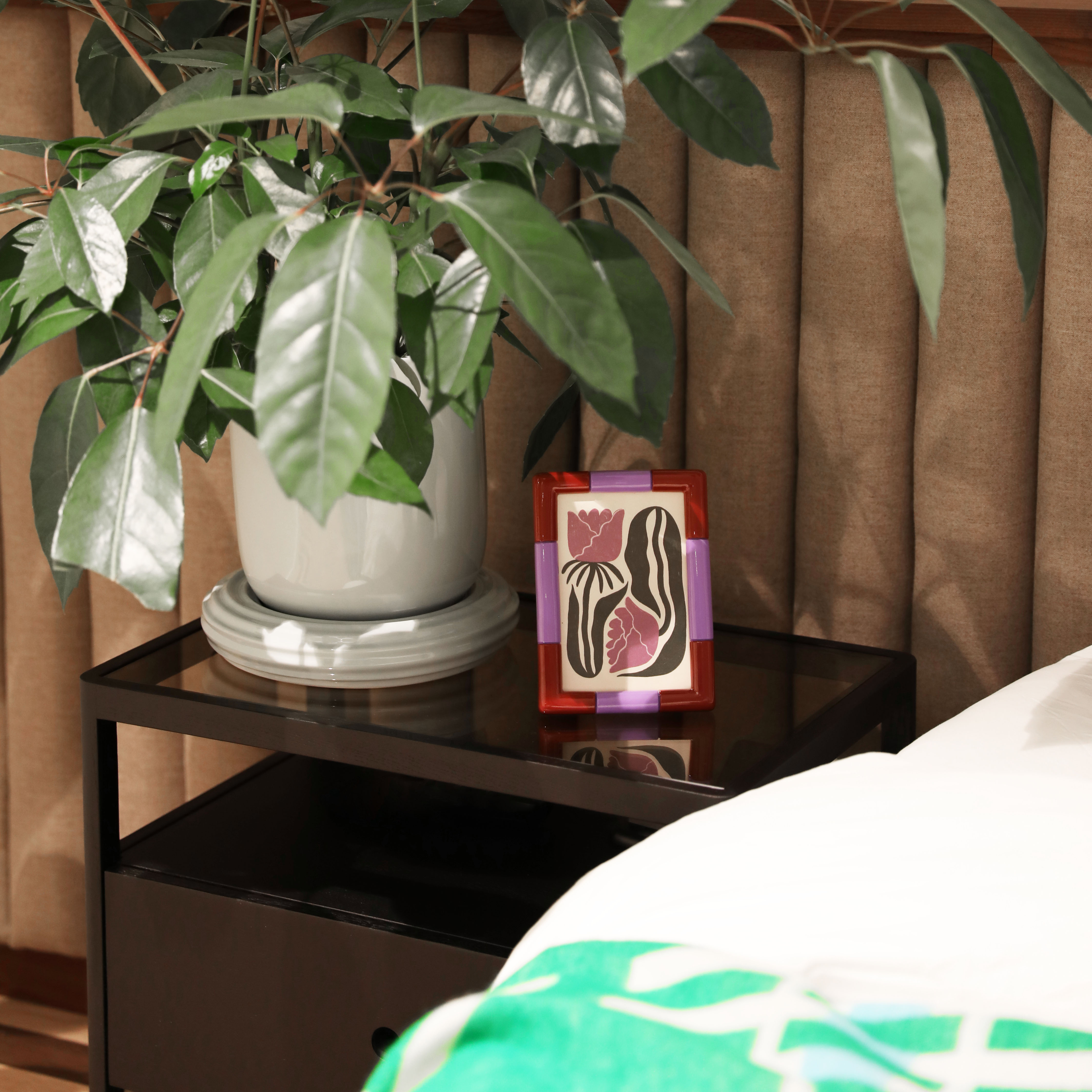 Photo frame rift rectangle burgundy