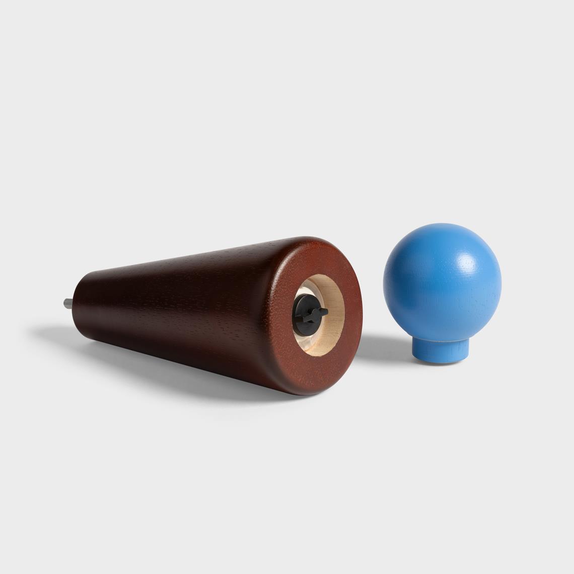 Salt & pepper halma large burgundy