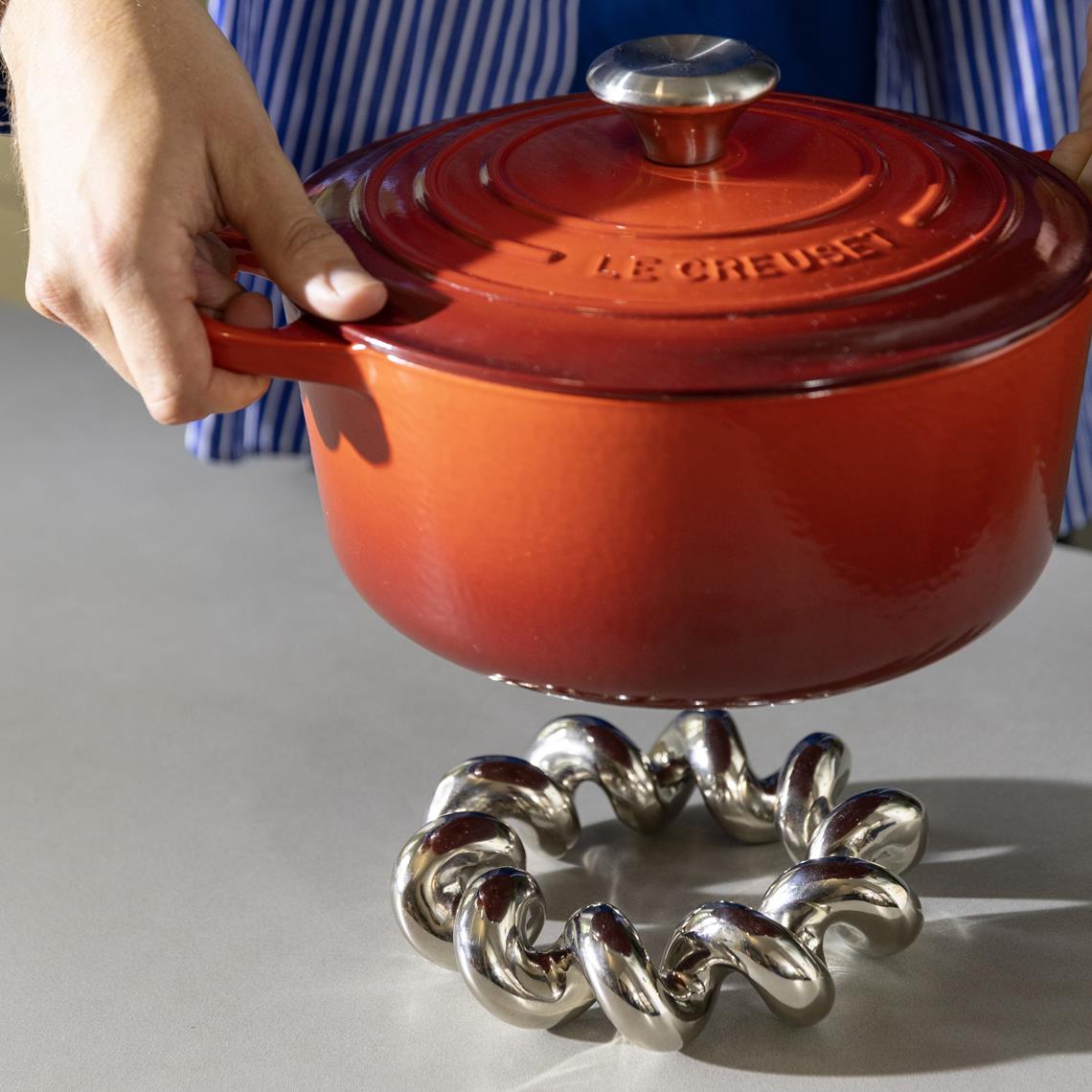 Trivet twist silver
