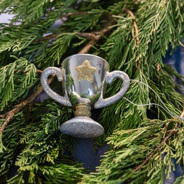 Ornament trophy silver