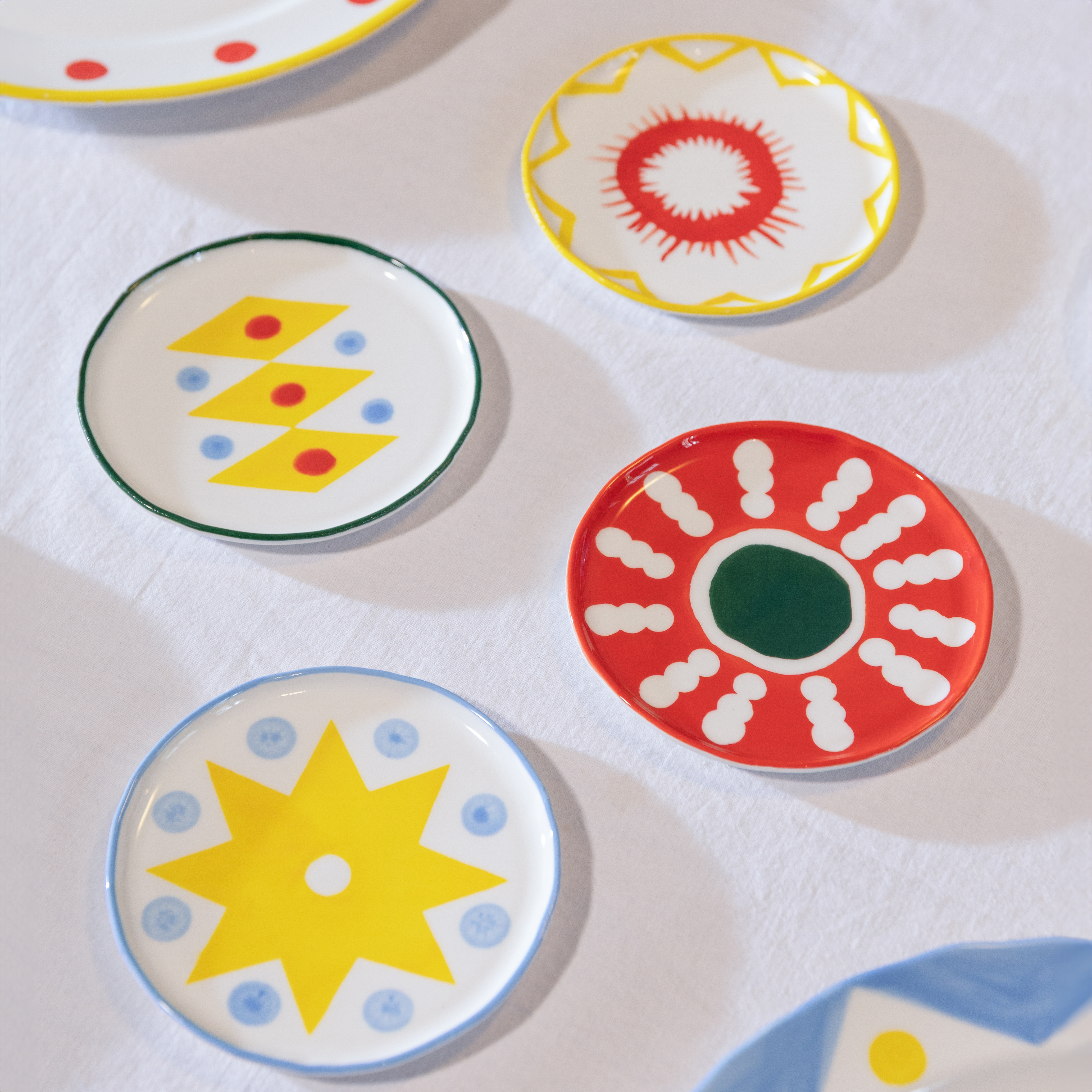 Plate festivo small set of 4