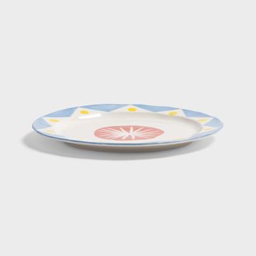 Plate festivo large star