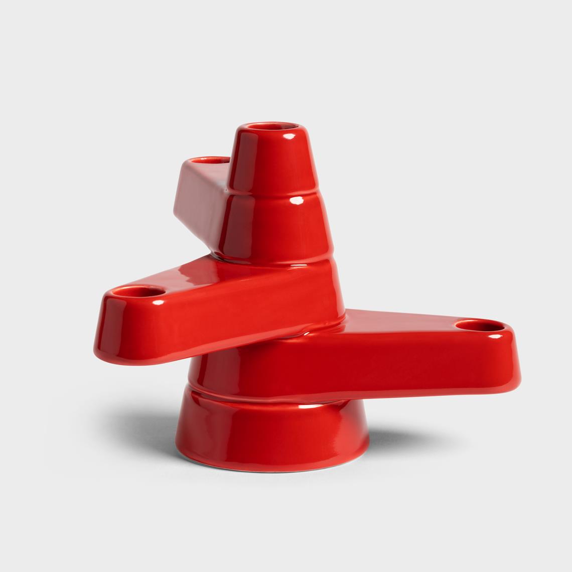 Candle holder brute red
