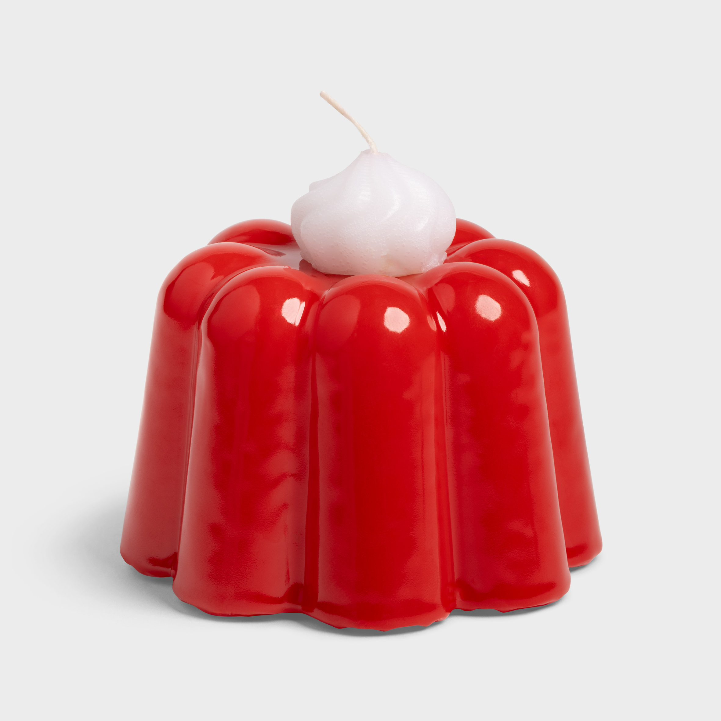 Candle pudding red