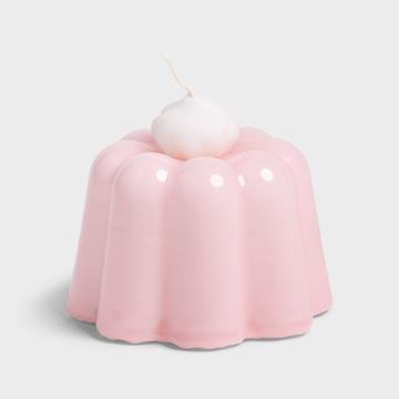Candle pudding pink