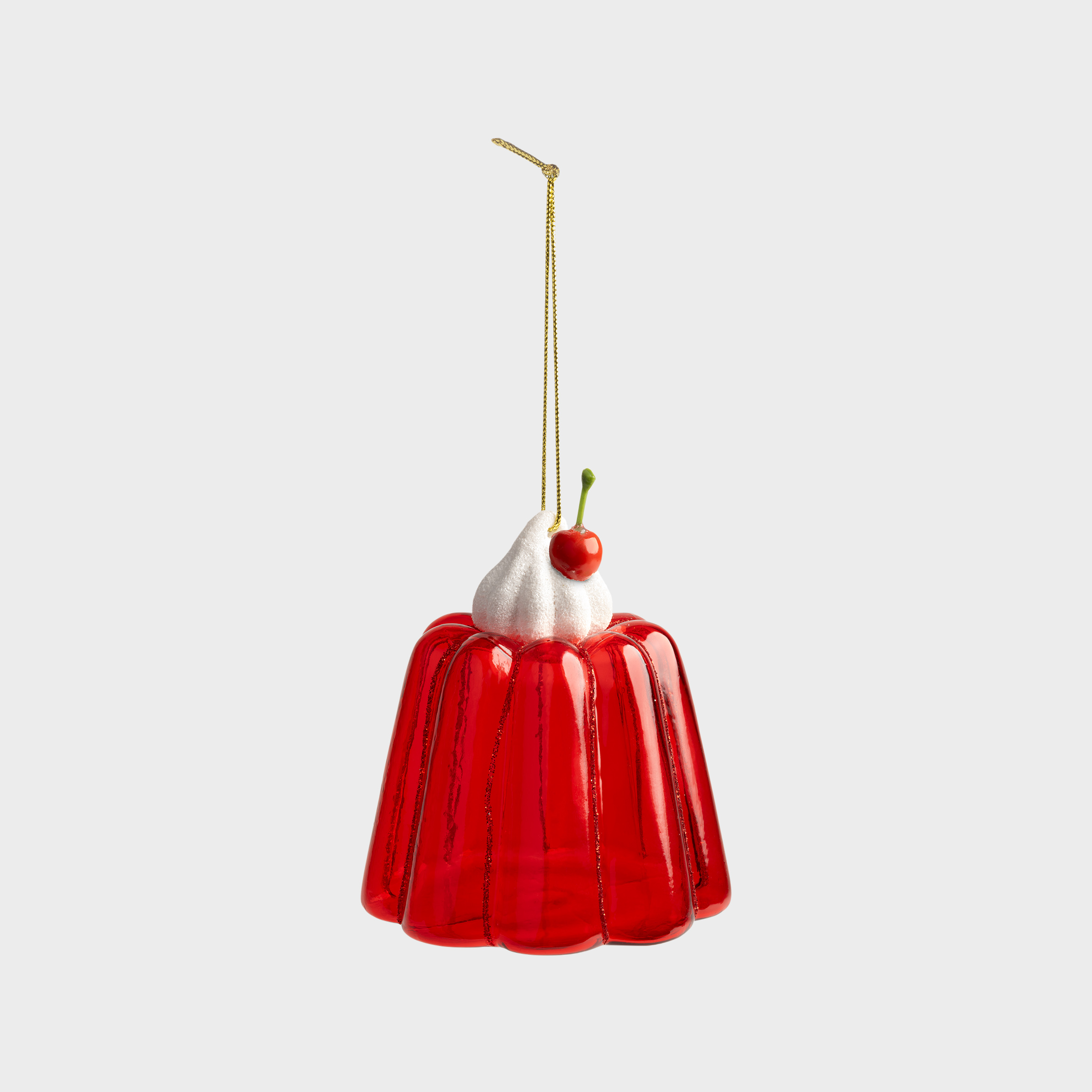 Ornament pudding red