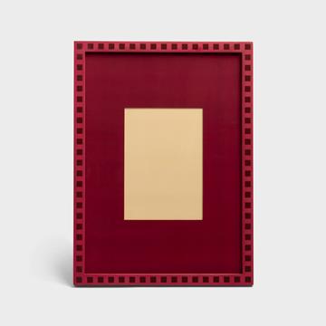 Photo frame osteria A4 burgundy