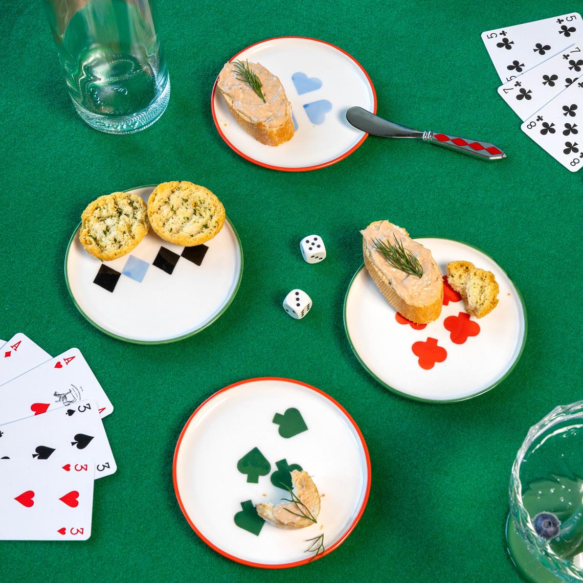 Plate deck small set of 4