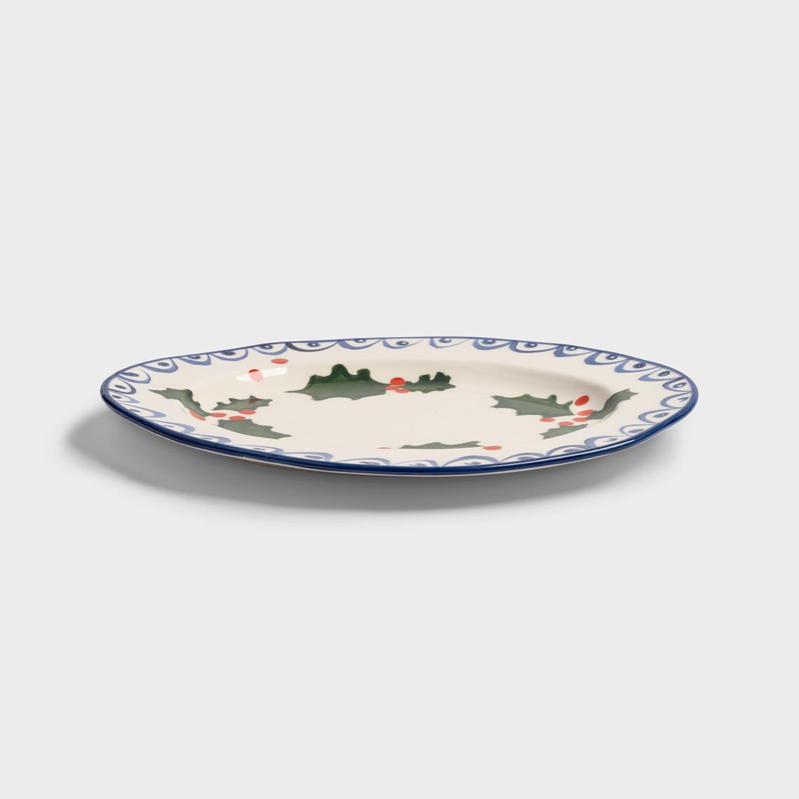 Platter holly large