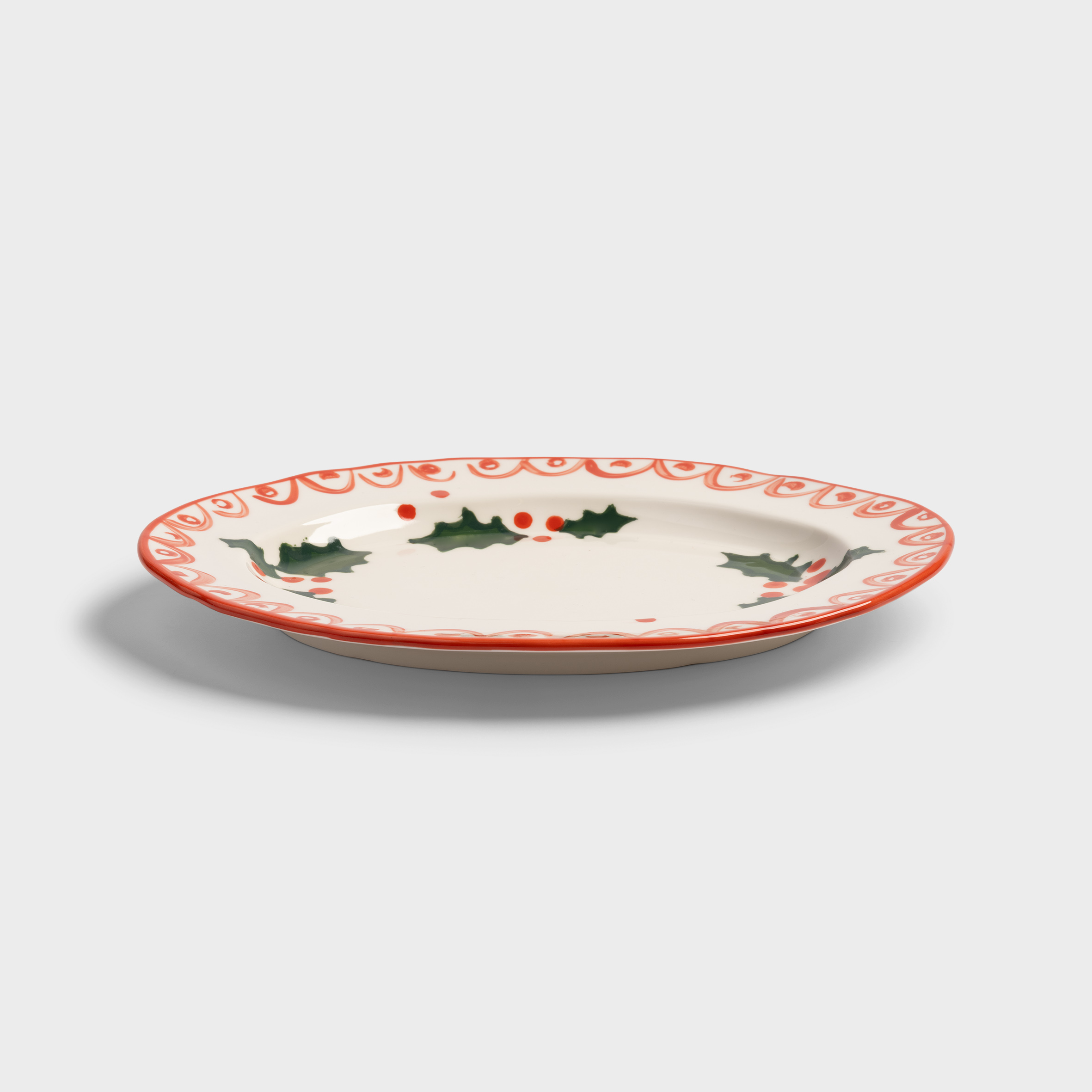 Platter holly small