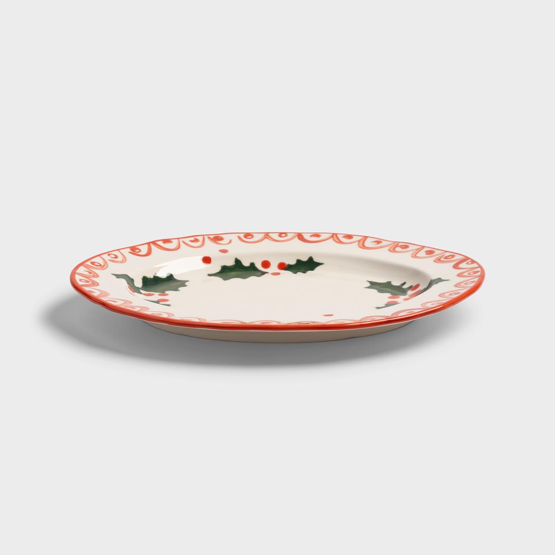 Platter holly small