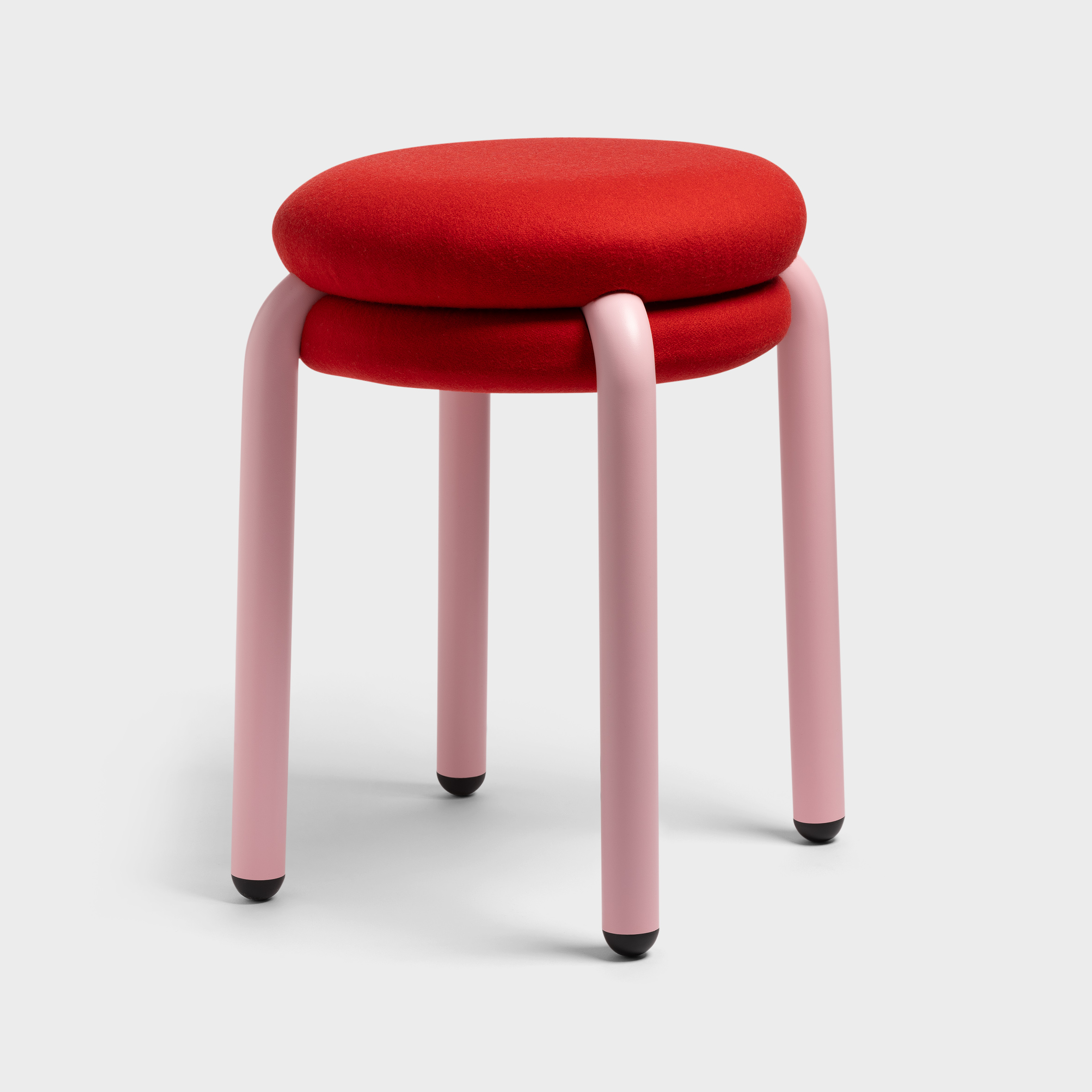 Stool macaron red