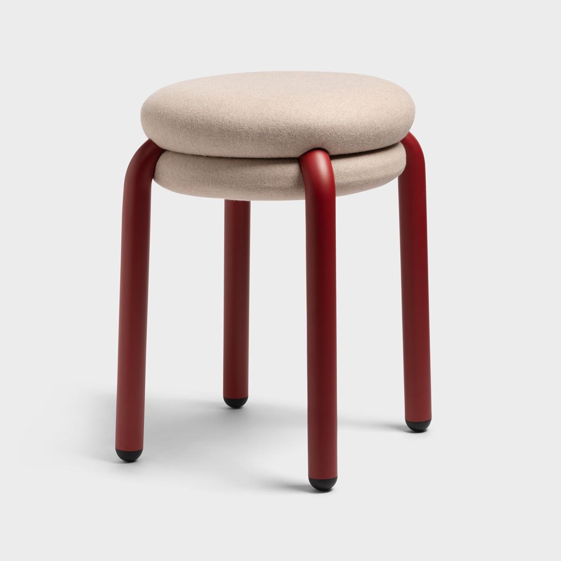 Stool macaron beige