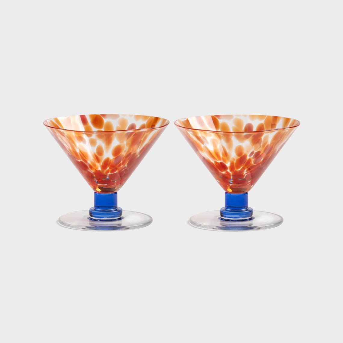 Coupe rialto short red set of 2