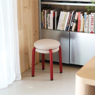 Stool macaron beige