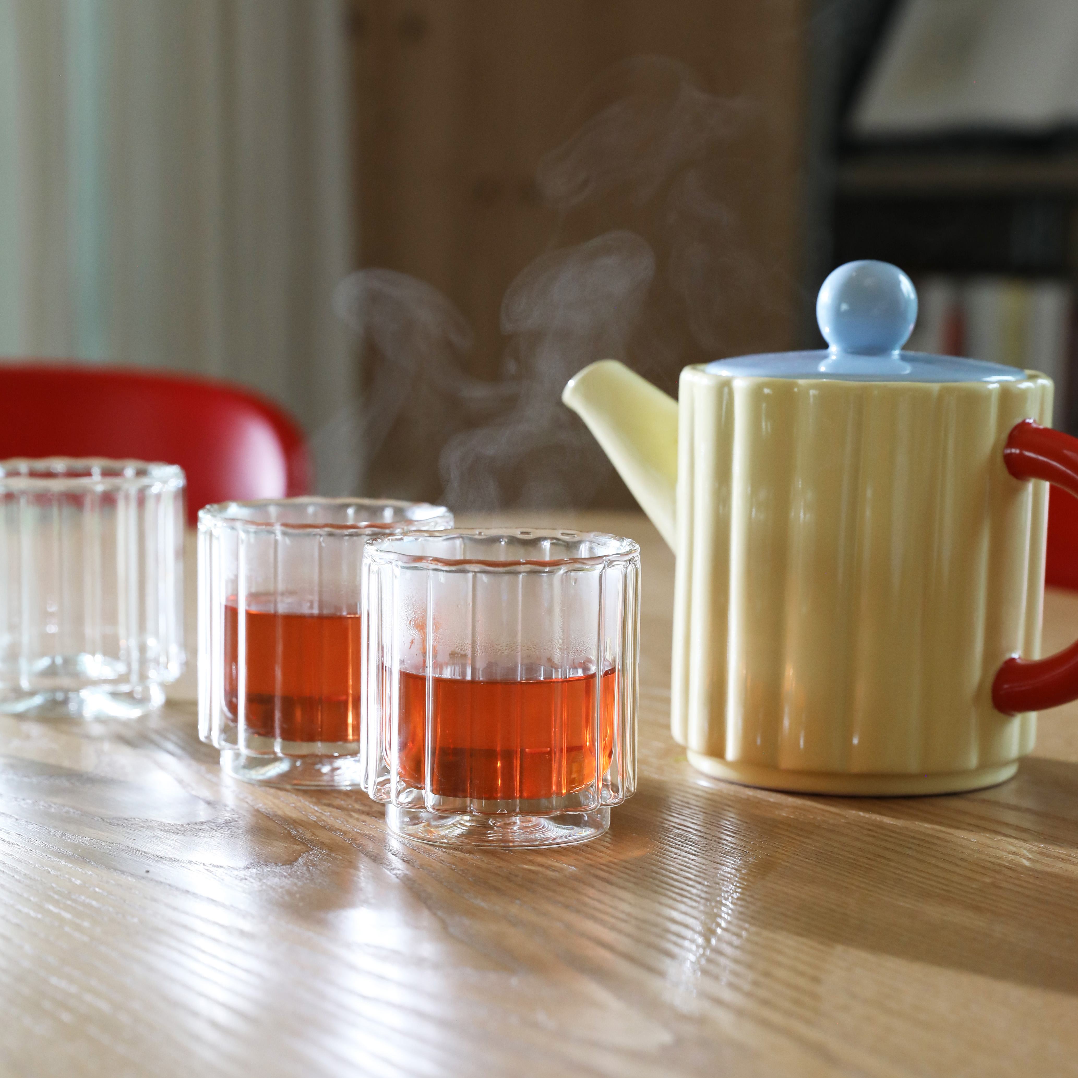 Teapot tube butter