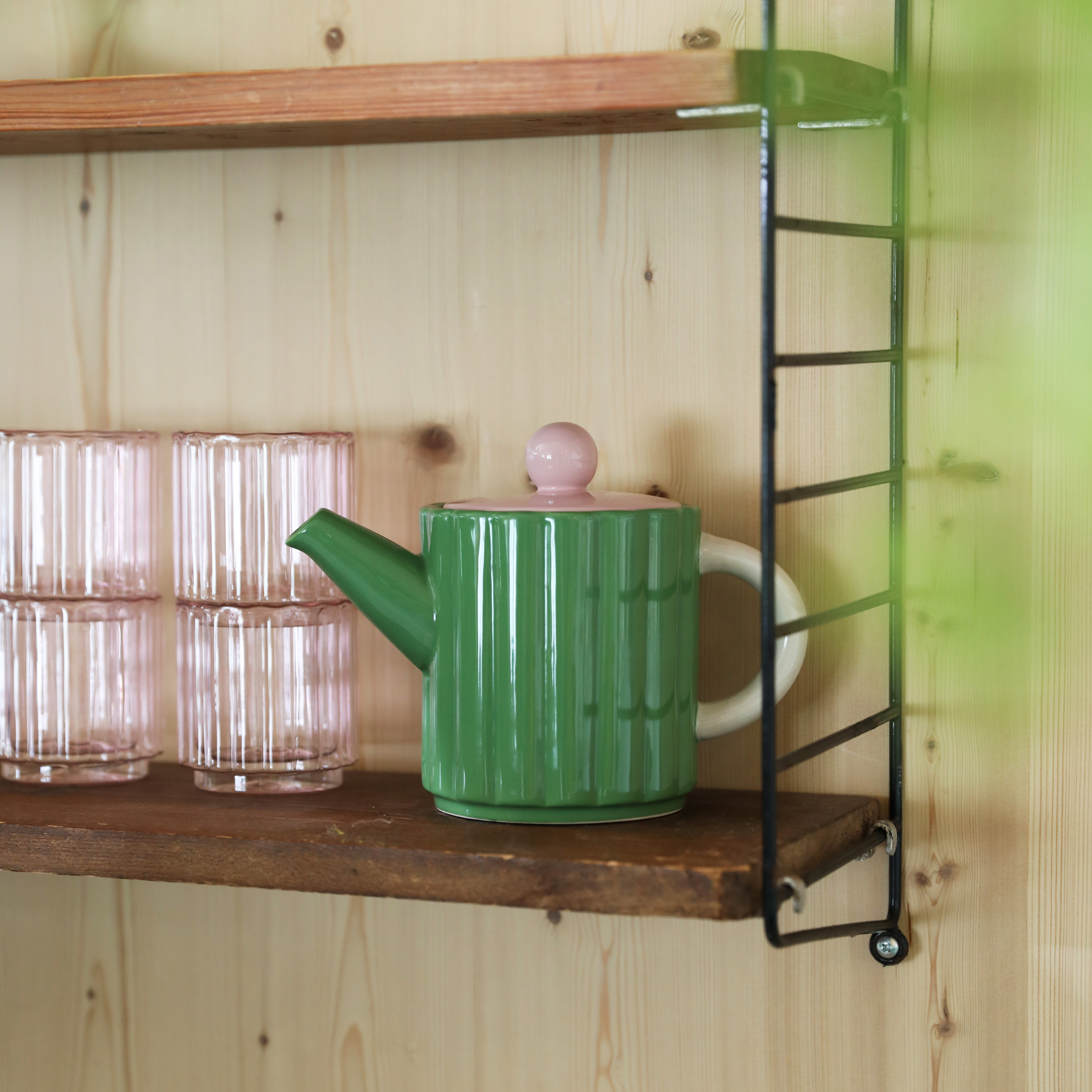 Teapot tube green