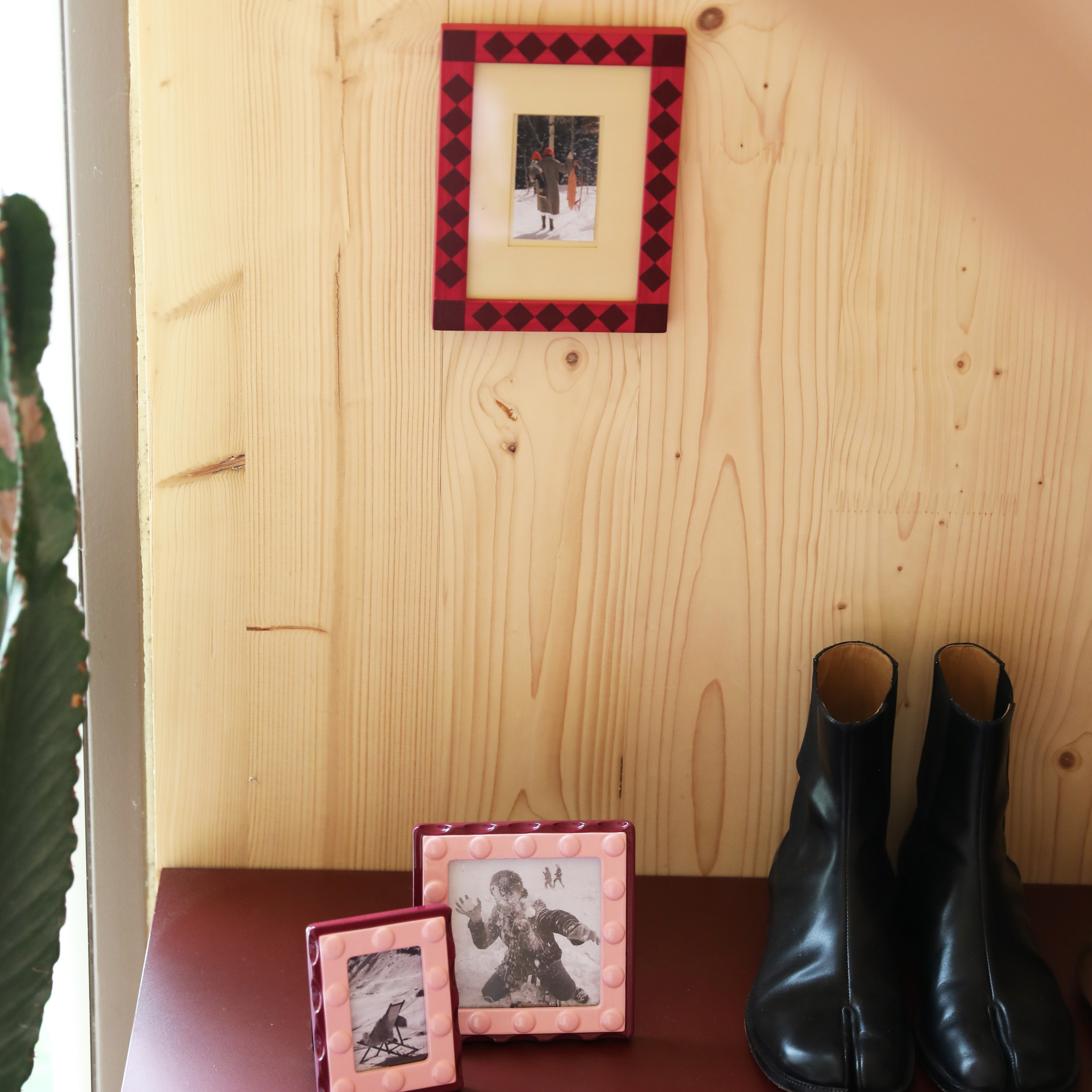 Photo frame osteria A6 burgundy