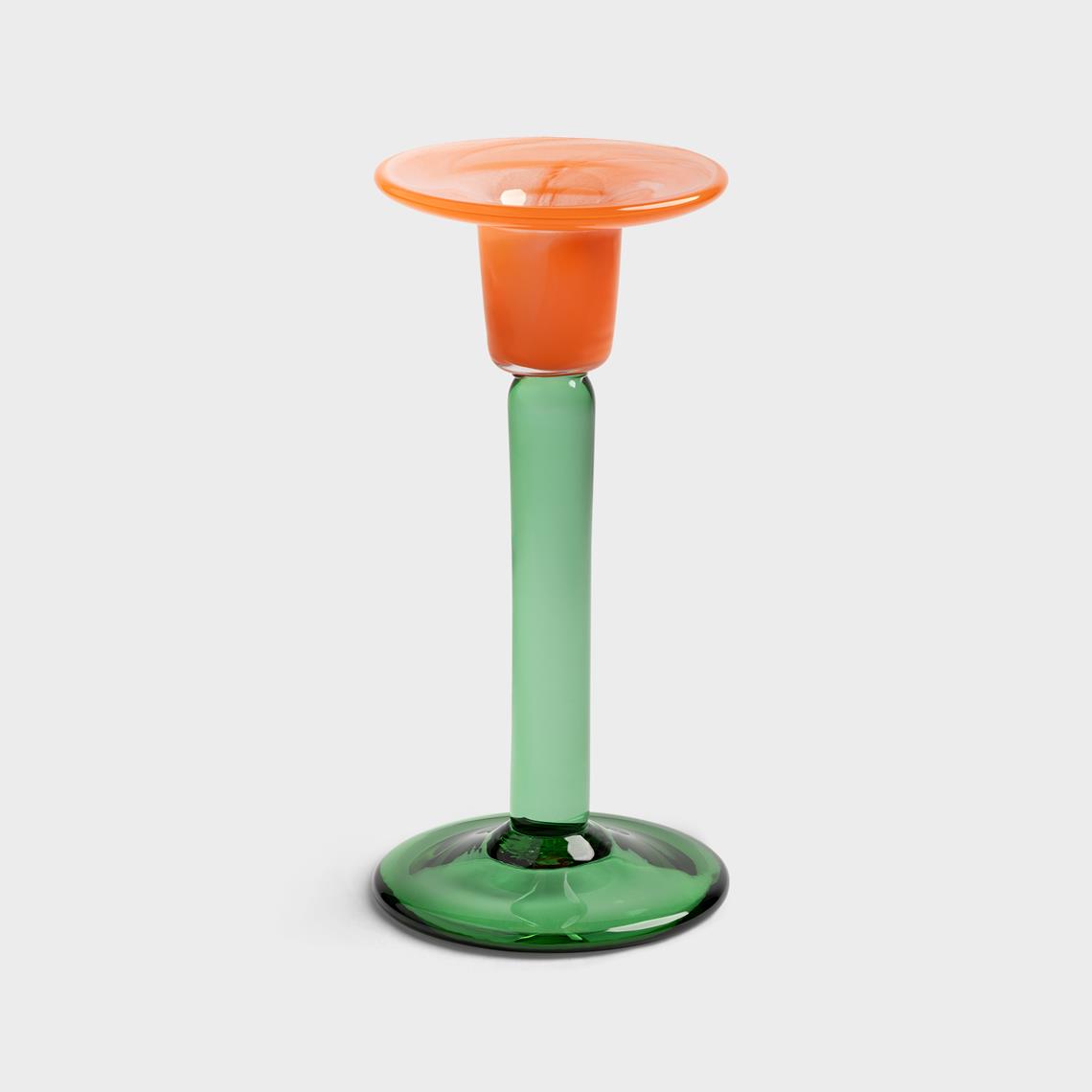 Candle holder cassata green