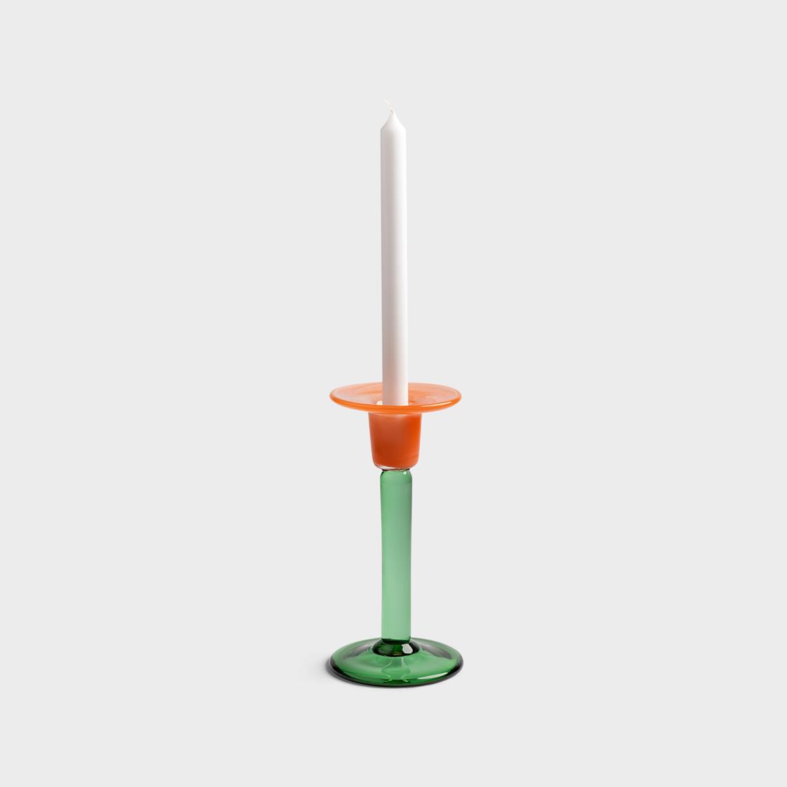 Candle holder cassata green