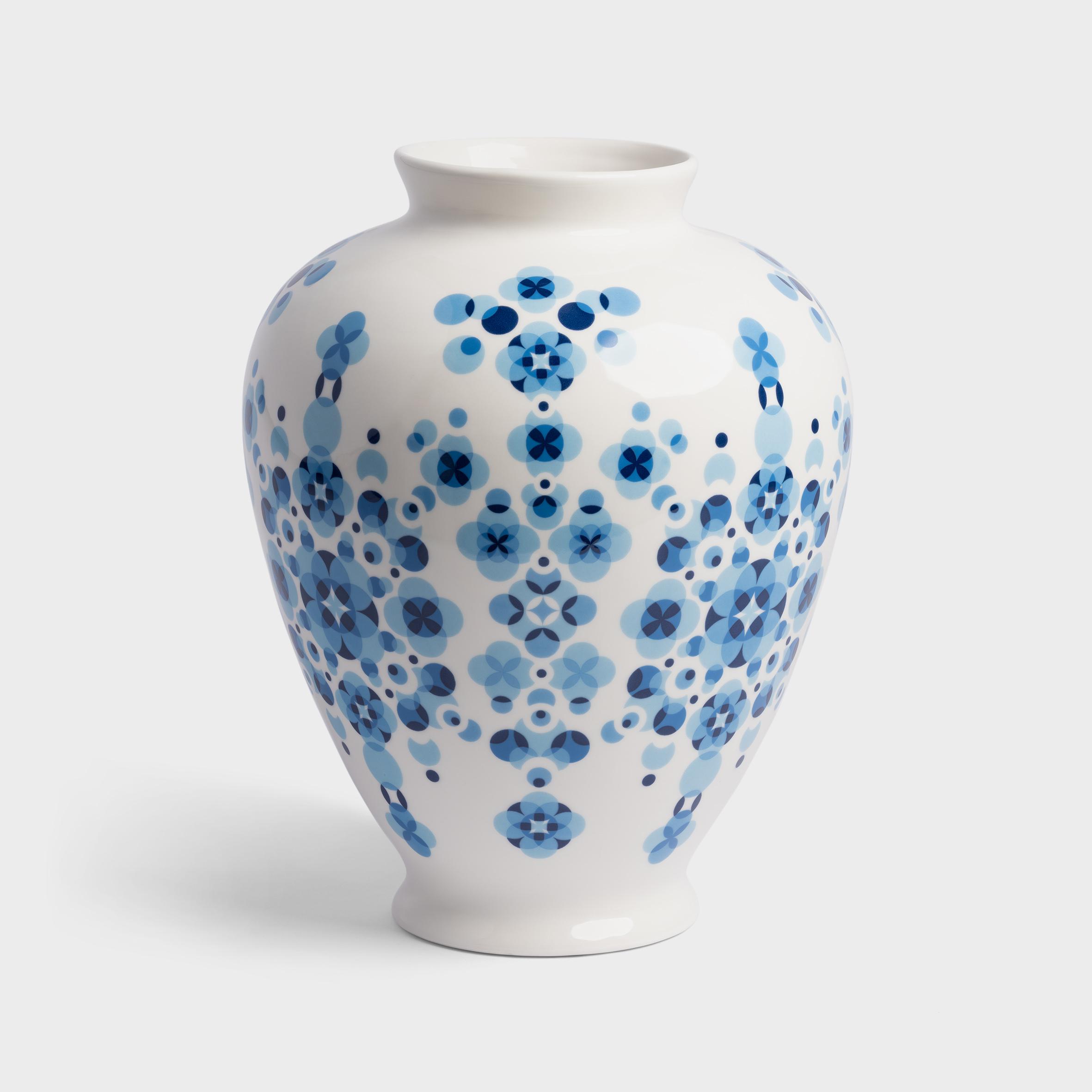 Vase bluedot large
