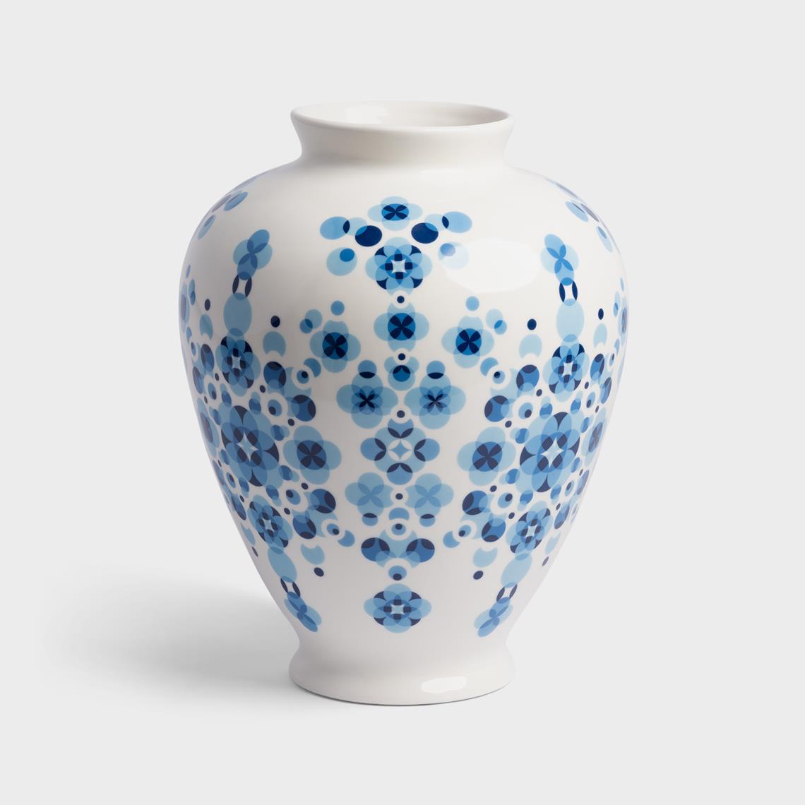 Vase bluedot large