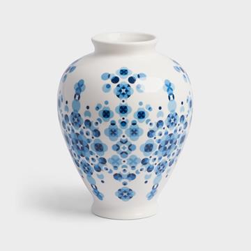 Vase bluedot small