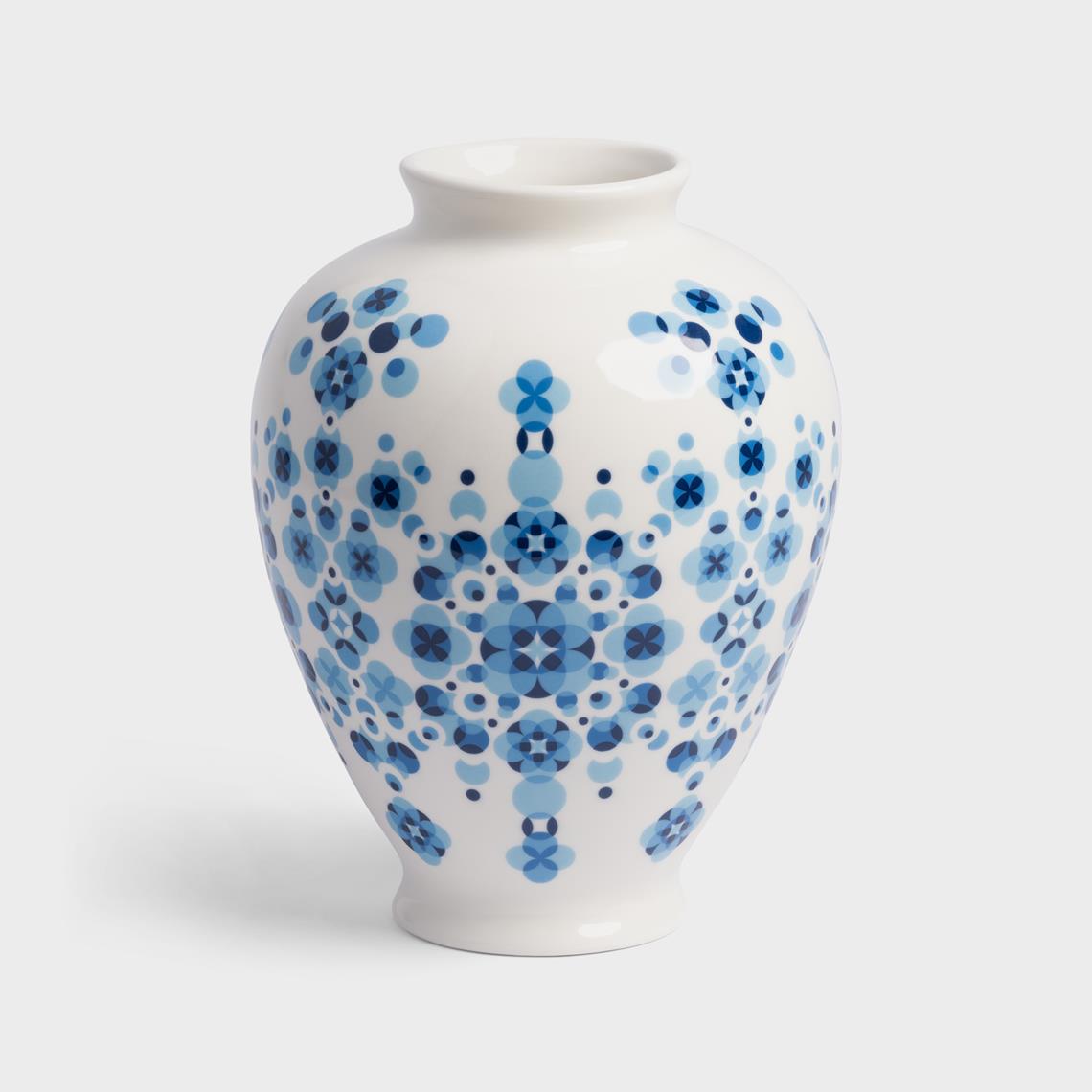 Vase bluedot small