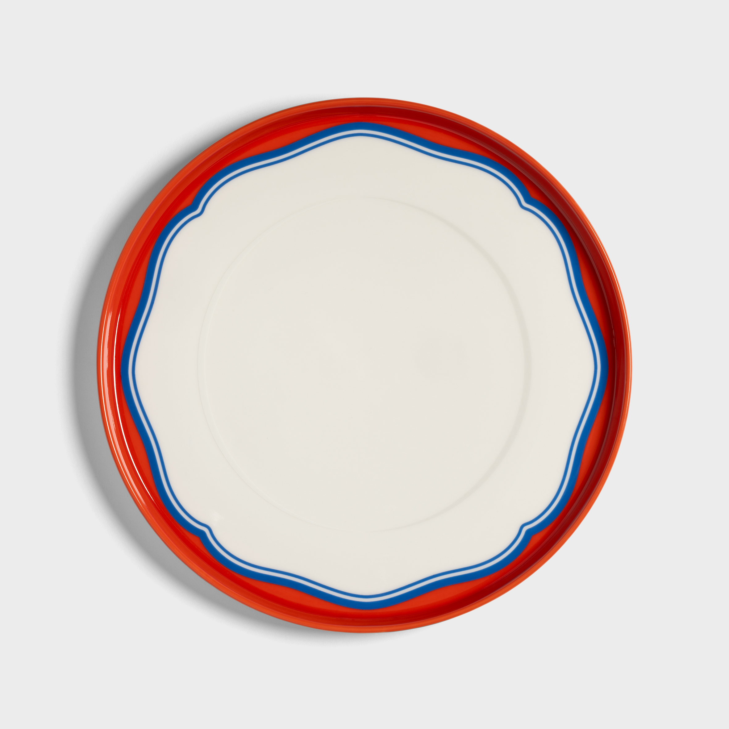 Plate daydream bulge red