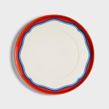 Plate daydream bulge red