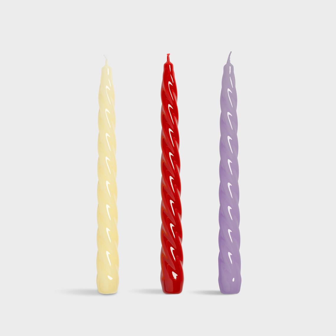 Candle bravo sunset set of 3